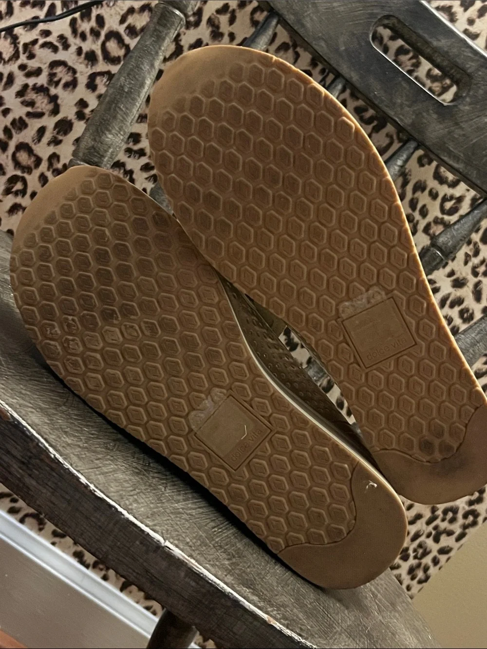 Metallic Gold Platform Loafer for Women